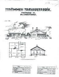 Typehus nr 1335 fra Strømmen Trævarefabriks katalog "Special design" 1924. Kilde: Aberson Family Archive, Nederland.