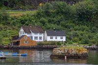 Frå Jondal på Folgefonnhalvøya si vestside. Foto: Leif-Harald Ruud (2023).
