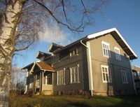 I Ulsholtveien 70 var det arbeiderboliger for Kristiania Poudretfabrik på Furuset. Foto: Stig Rune Pedersen