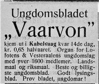 488. Ungdomsbladet "Vaarvon".jpg