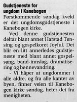 Harstad Tidende 7. desember 2001.