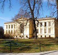 Universitetsbygningen sett fra Universitetsgata