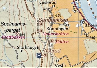 Unumbsbråten Brandval vestside kart 2002.jpg