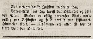 Værmelding 23 august 1869 Aftenposten.JPG