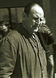 Vaktmester Sagen var meget populær og en meget habil sjakkspiller. Foto: Henning Sæther