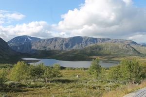 Valdresflye Nedre Leirungen Gjendehøe og Besseggen 01.JPG