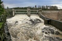 Vamma kraftstasjon høsten 2020 Foto: Leif-Harald Ruud