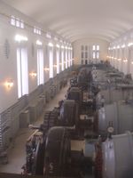 Maskinhall sett innenfra