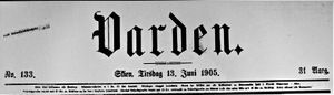 Varden - avishode 1905.jpg