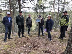 Fra venstre Tore Holm, Hans Georg Molvig, Marit Lindbäck, Frank Solli, Marit Friberg, Vidar Larsen. Foto Steinar Bunæs.