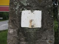 Krossli. Vegmerke retning Bandaksli manglar. Foto: Olav Momrak-Haugan (2011).