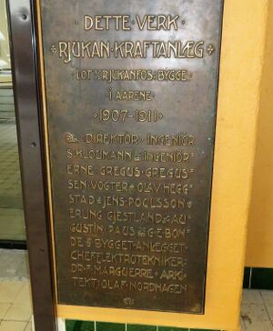 Vemork kraftverk plakett.JPG