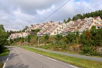 Terrassehus i Glimmerveien. Foto: Leif-Harald Ruud (2025).