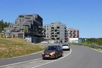 Solerunden med boligblokker oppført 2020-2025. Foto: Leif-Harald Ruud (2026).