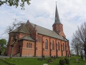 Vestby kirke (1886), tegnet av Munthe og Nissen. Foto: Stig Rune Pedersen