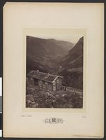 Krokan turisthytte mellom 1872 og 1889. Foto: Knud Knudsen,