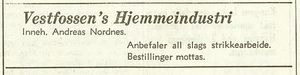 Vestfossens Hjemmeindustri - annonse (Friheten 28 03 1946).jpg