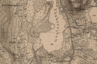 Vestli under Lier Kongsvinger kart 1917.jpg