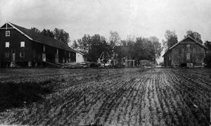 Vestvollen gård fra vest 1932.jpg