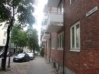 Motiv fra Vidars gate, sett fra krysset ved Brageveien. Foto: Stig Rune Pedersen