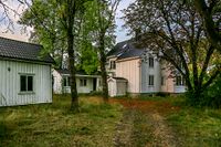 Villa Huse i Kapellveien 10 sto ferdig i 1914. Høsten 2021 ble den revet. Foto: Leif-Harald Ruud (2021)