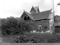 «Villa Lilleborg», i dag nr. 11 og Nedre Bekkelaget samfunnshus. Foto: Jesper Jespersen/Oslo Museum (ca 1900).