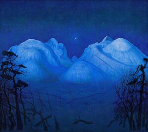 Vinternatt i Rondane maleri.jpg