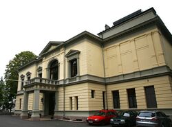 Drammenveien 78, villa for Hans Rasmus Astrup (1886), nyrenessanse, i dag Det Norske Videnskaps-Akademi Foto: Hans A. Rosbach (2008).