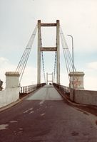 Den gamle Vrengen bro i 1981, et par år før den ble revet.