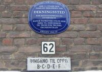 Waldemar Thranes gate 62: Dekningssted for Hjemmefronten. 59.92667° N 10.746329° Ø