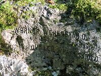 Gravminnet til geografi-professor Werner Werenskiold (1883-1961). Foto: Stig Rune Pedersen