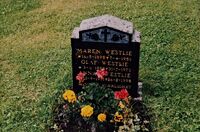 Westlie - Gravsted Vang kirke 1998. Foto: Johannes Wiger