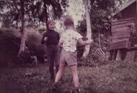 Westlie - Lindheim - 1966. Ingrid , Arne - "Arveoppgjør". Foto: Annar Westlie