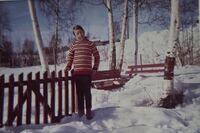 Westlie - Lindheim - 1968. Ingrid - ettervinter. Foto: Annar Westlie