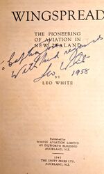 Wingspread. The pioneering of aviation in New Zealand.